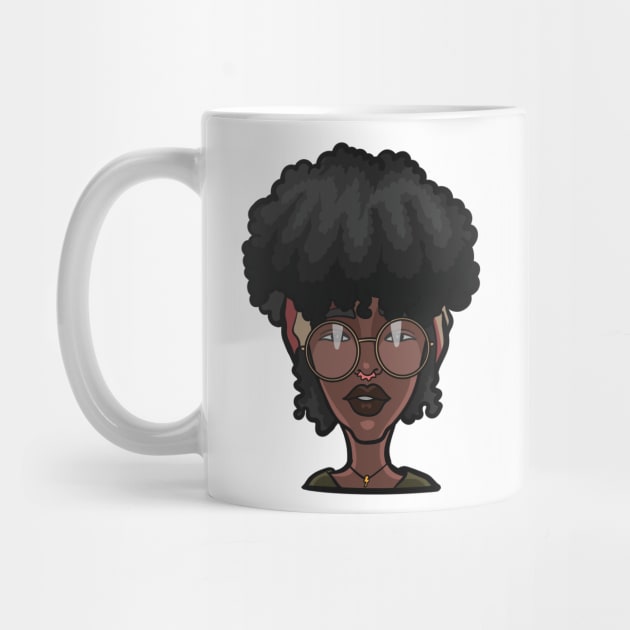 Natural Hair Diva Afro Queen by NaturallyBlack